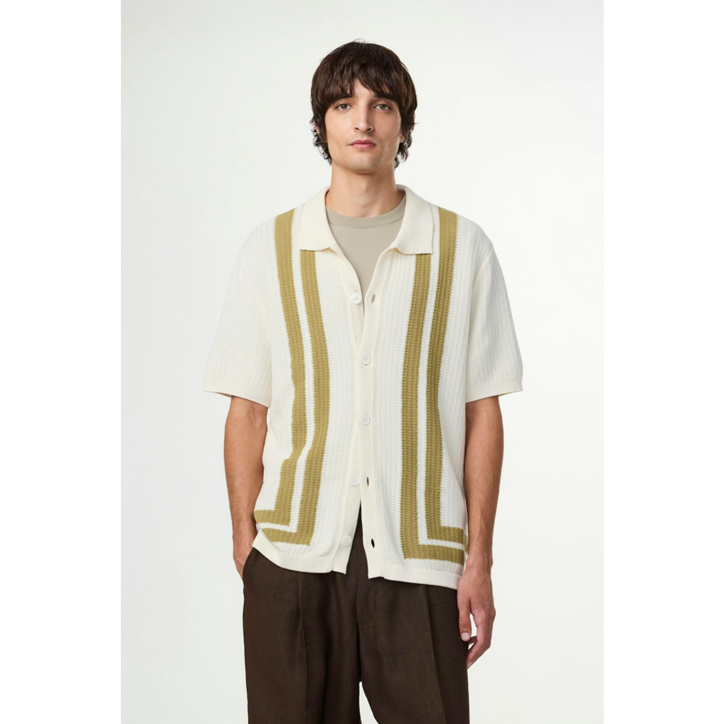 No Nationality NNO7 Ares SS Knit Camp Shirt