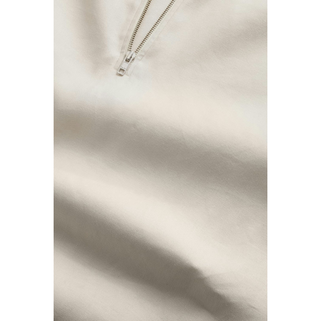 No Nationality NNO7 Bruno Half Zip SS Polo