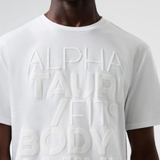 Alpha Tauri ALPHA TAURI Perforated Print Slim Tee