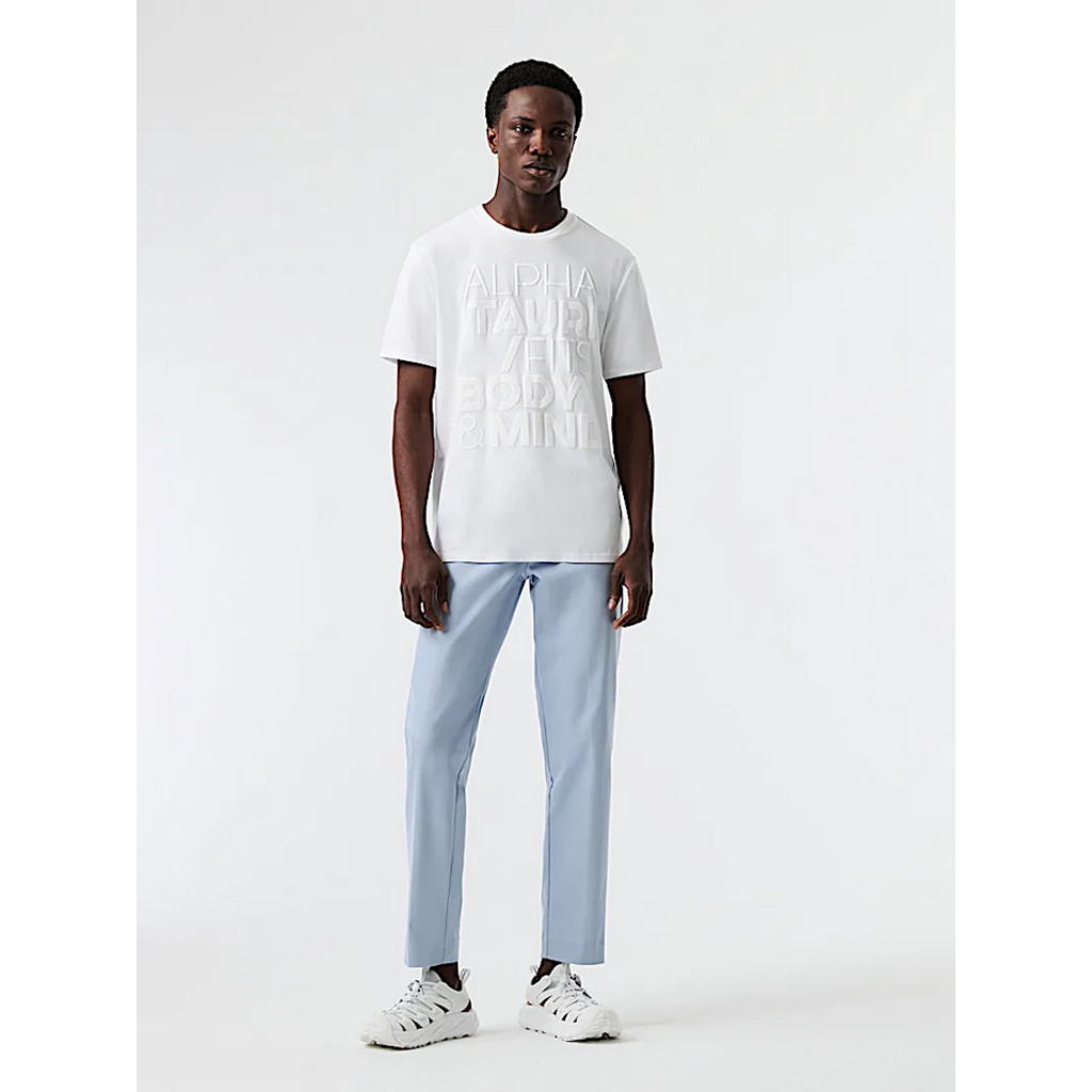 Alpha Tauri ALPHA TAURI Perforated Print Slim Tee