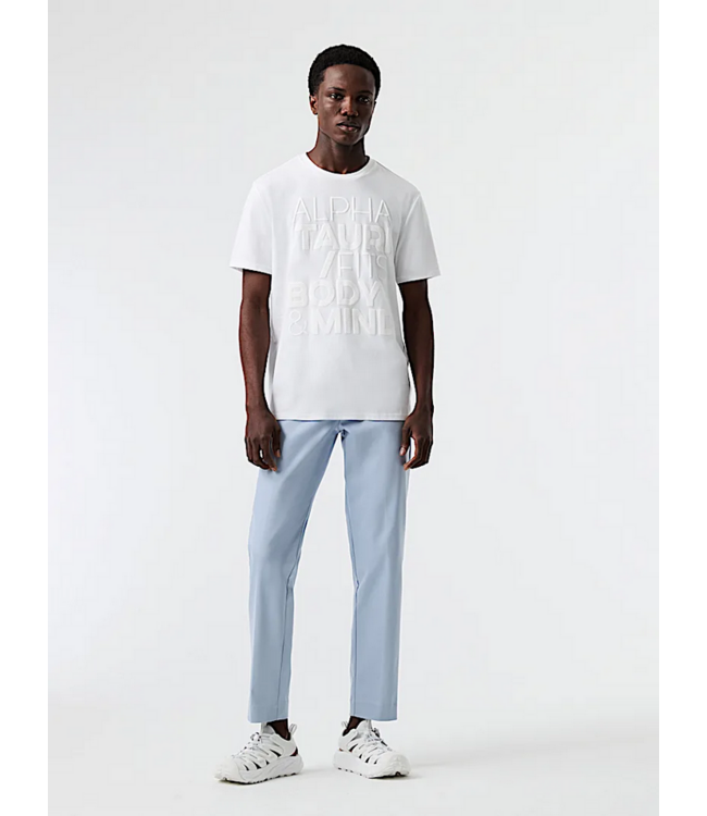 Alpha Tauri ALPHA TAURI Perforated Print Slim Tee