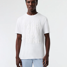 Alpha Tauri ALPHA TAURI Perforated Print Slim Tee