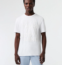 Alpha Tauri ALPHA TAURI Perforated Print Slim Tee