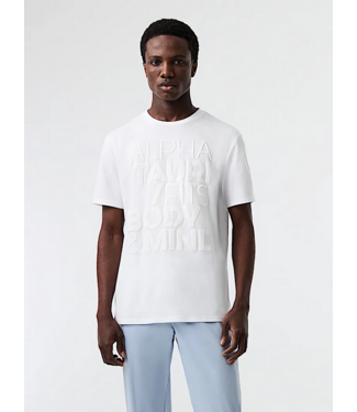 Alpha Tauri ALPHA TAURI Perforated Print Slim Tee
