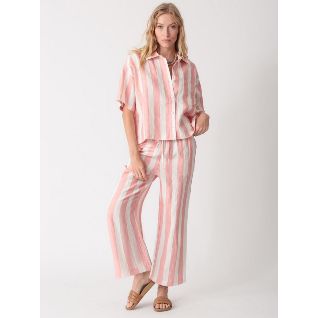 Ladies Electric & Rose Electric & Rose Sail Crop Pant