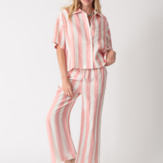 Ladies Electric & Rose Electric & Rose Sail Crop Pant
