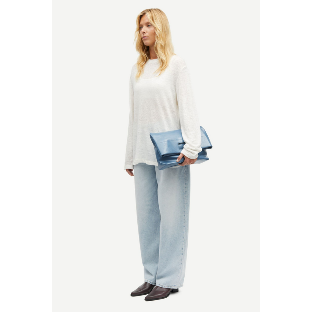 SAMSOE SAMSOE Sadove LS Linen Tee