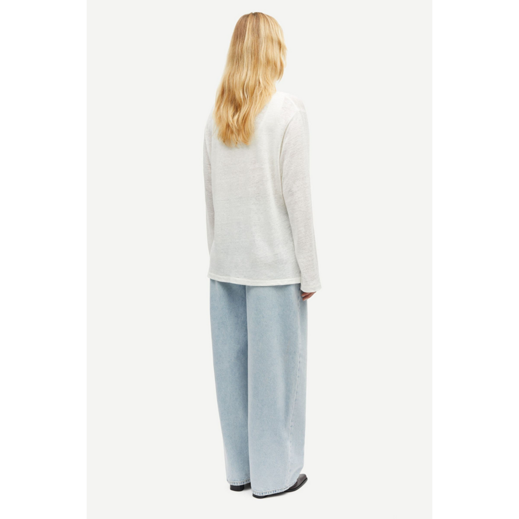 SAMSOE SAMSOE Sadove LS Linen Tee