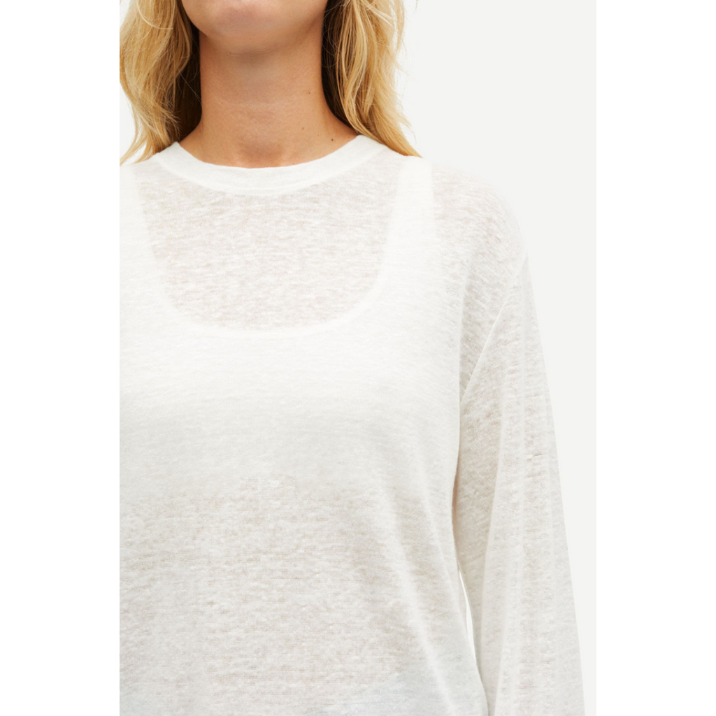 SAMSOE SAMSOE Sadove LS Linen Tee