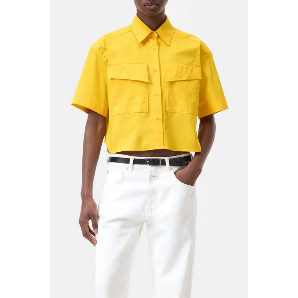 CLOSED Utility SS Crop Shirt