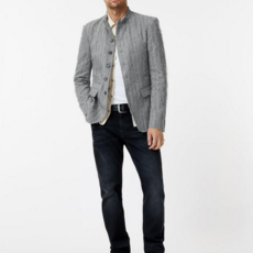 John Varvatos John Varavtos Ann Slim Cut-Away Jacket