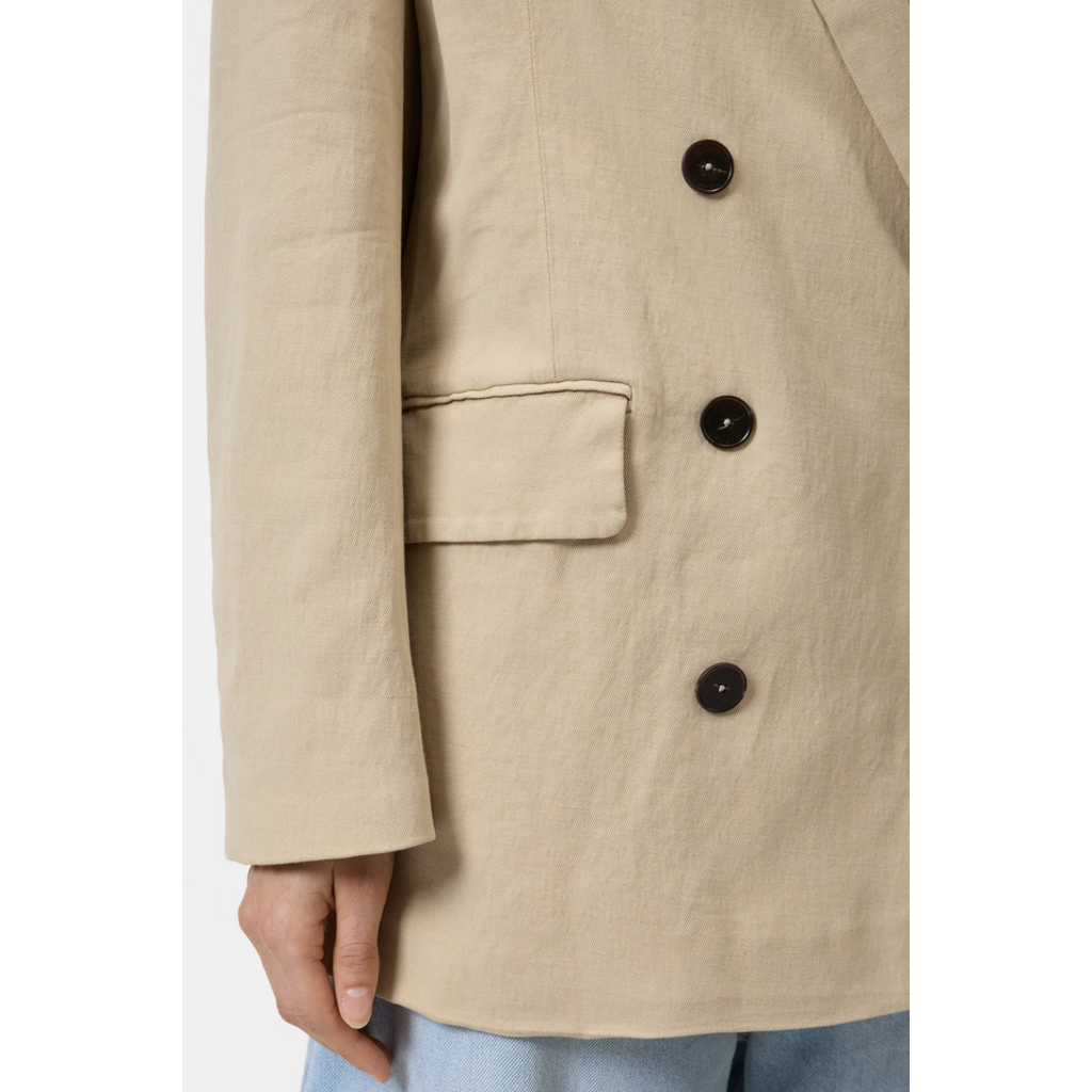 CLOSED Cotton Linen Blend Blazer
