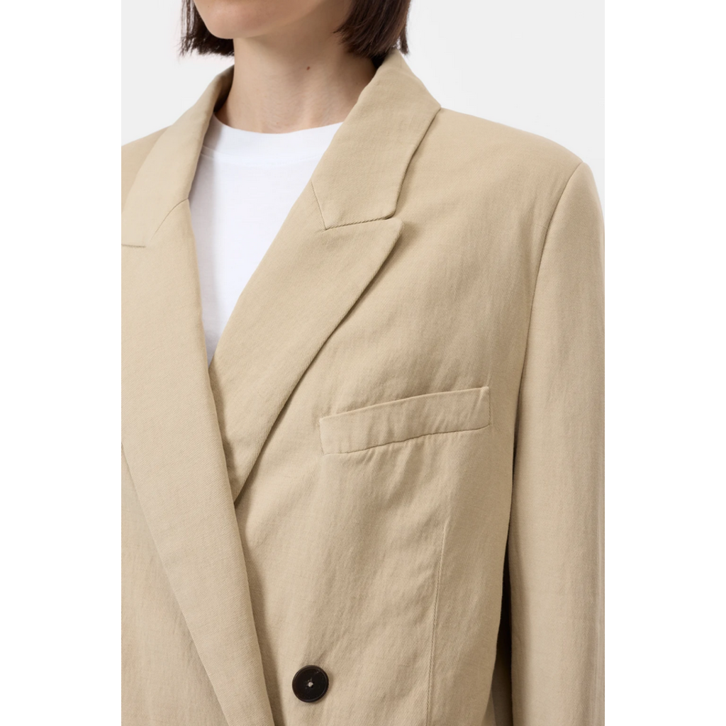 CLOSED Cotton Linen Blend Blazer