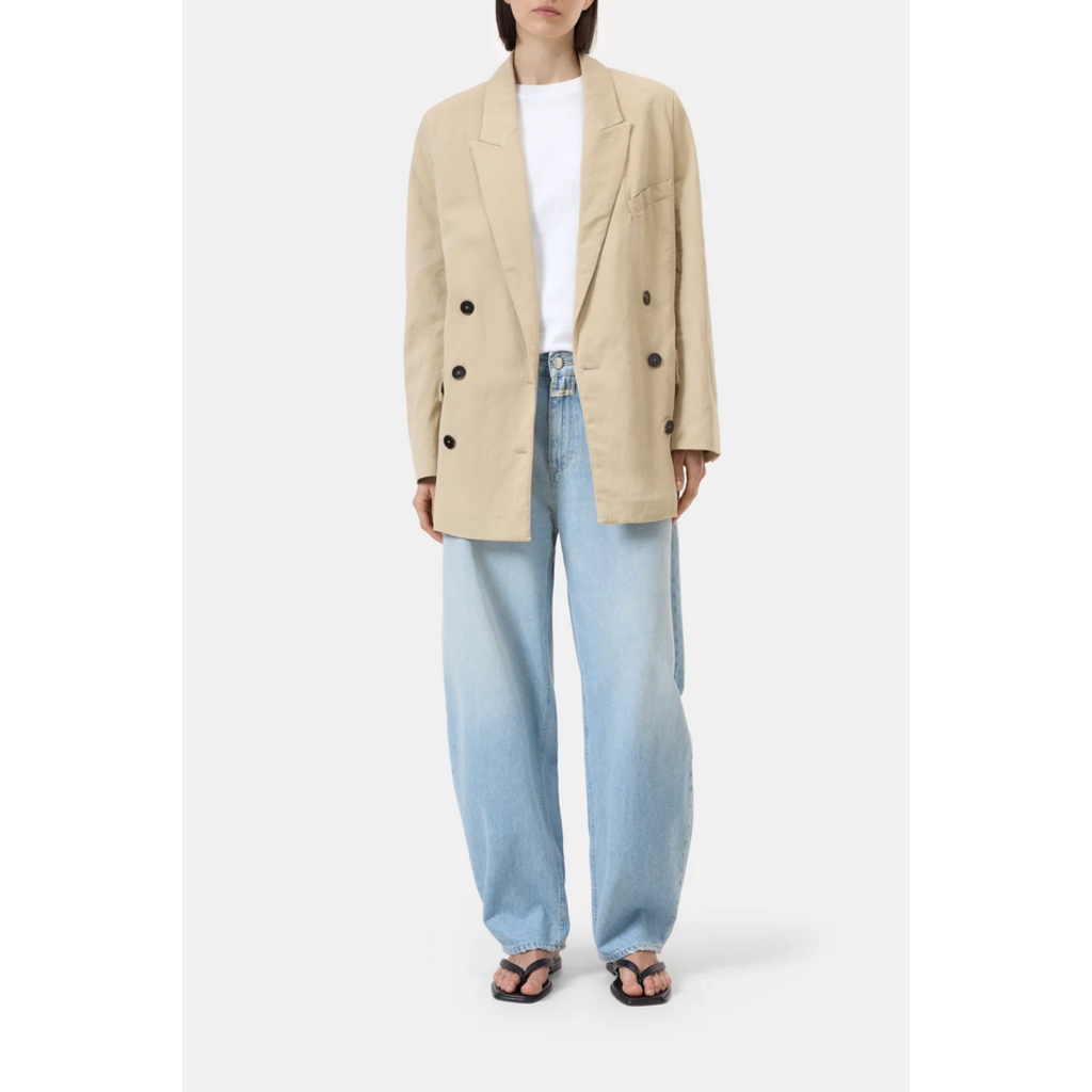 CLOSED Cotton Linen Blend Blazer