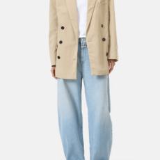 CLOSED Cotton Linen Blend Blazer