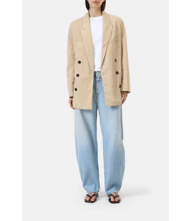 CLOSED Cotton Linen Blend Blazer