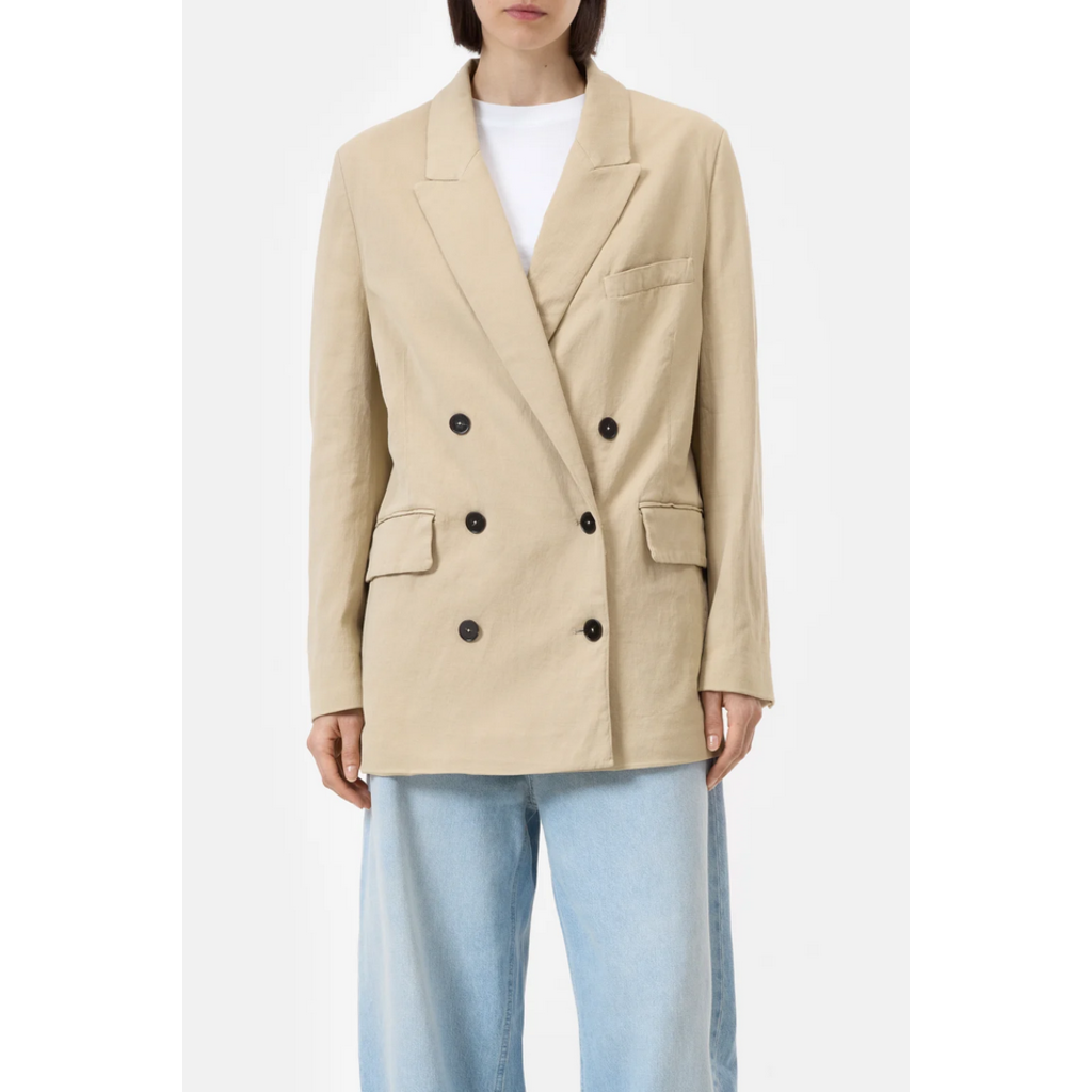 CLOSED Cotton Linen Blend Blazer
