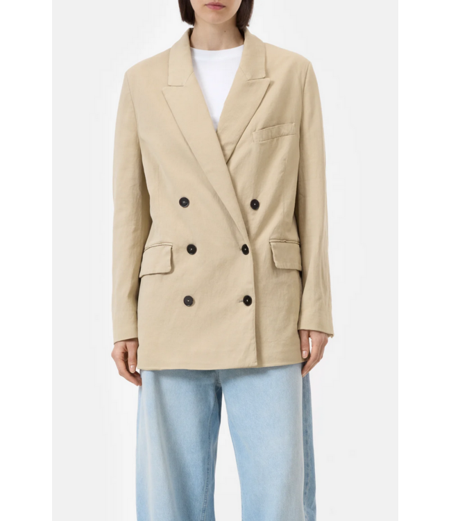 CLOSED Cotton Linen Blend Blazer