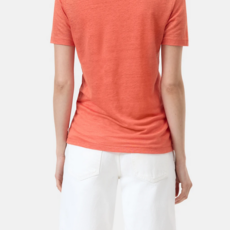 CLOSED SS Linen V-Neck Tee