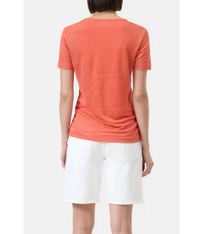 CLOSED SS Linen V-Neck Tee