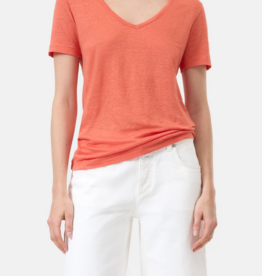 CLOSED SS Linen V-Neck Tee