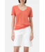 CLOSED SS Linen V-Neck Tee