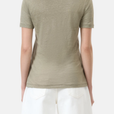 CLOSED SS Linen V-Neck Tee