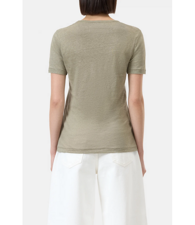 CLOSED SS Linen V-Neck Tee