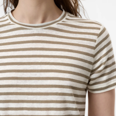 CLOSED SS Stripe Linen Crew