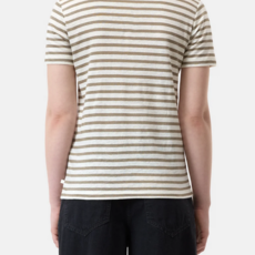 CLOSED SS Stripe Linen Crew