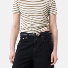 CLOSED SS Stripe Linen Crew