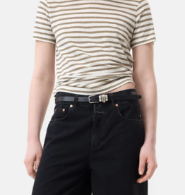 CLOSED SS Stripe Linen Crew