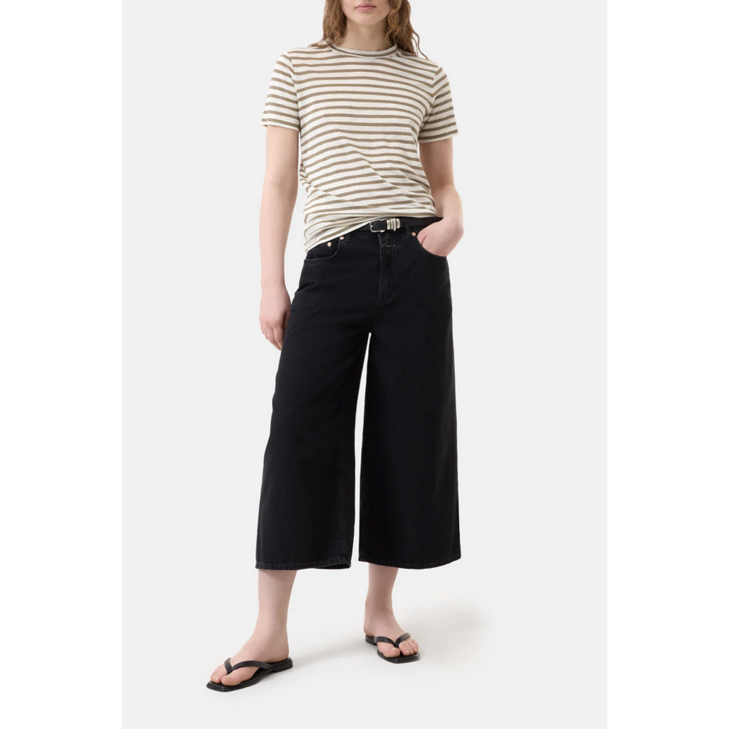 CLOSED SS Stripe Linen Crew