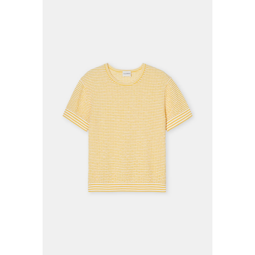 CLOSED SS Knit Stripe Crew