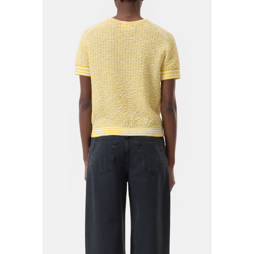 CLOSED SS Knit Stripe Crew