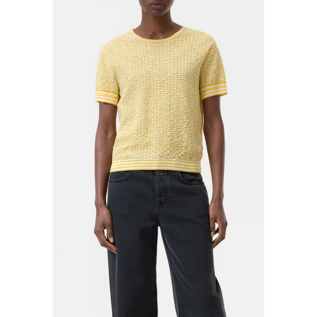 CLOSED SS Knit Stripe Crew