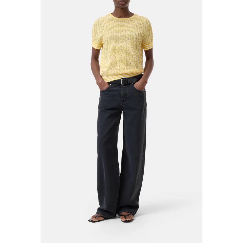 CLOSED SS Knit Stripe Crew