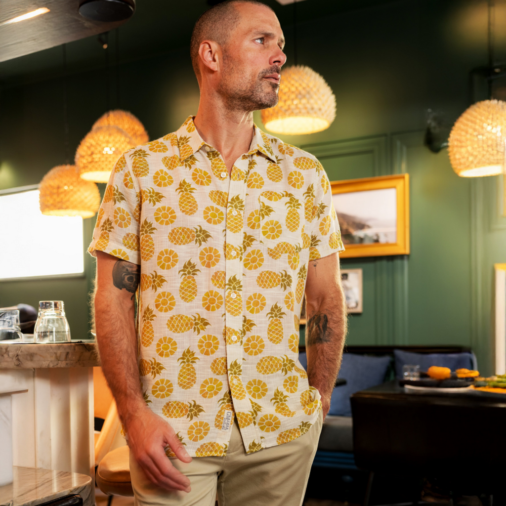 Grayers America Inc. Grayers Madras Print SS Shirt