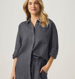Ladies SPLENDID SPLENDID Stella Linen Button Down