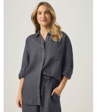 Ladies SPLENDID SPLENDID Stella Linen Button Down