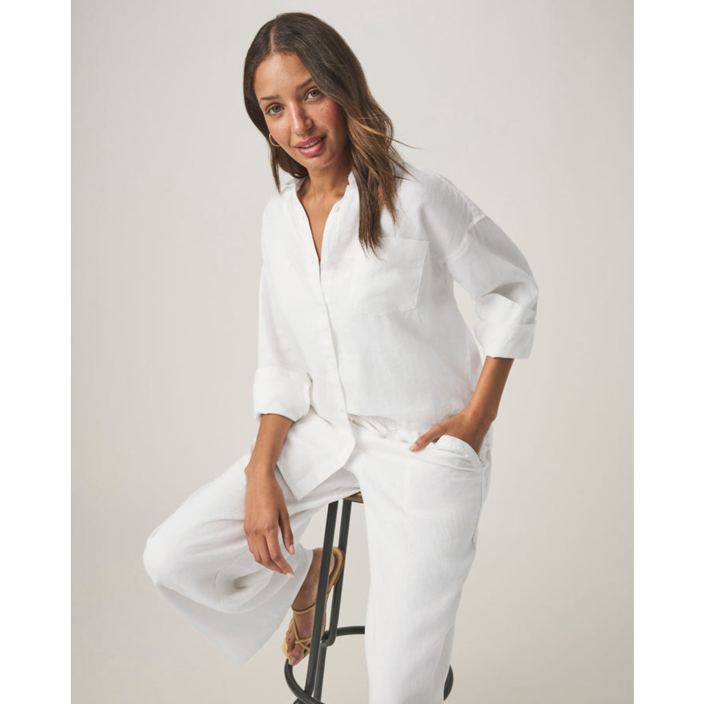 Ladies SPLENDID SPLENDID Stella Linen Button Down