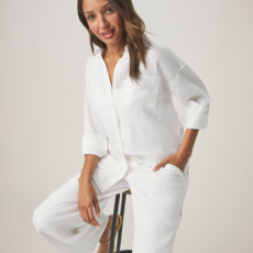 Ladies SPLENDID SPLENDID Stella Linen Button Down