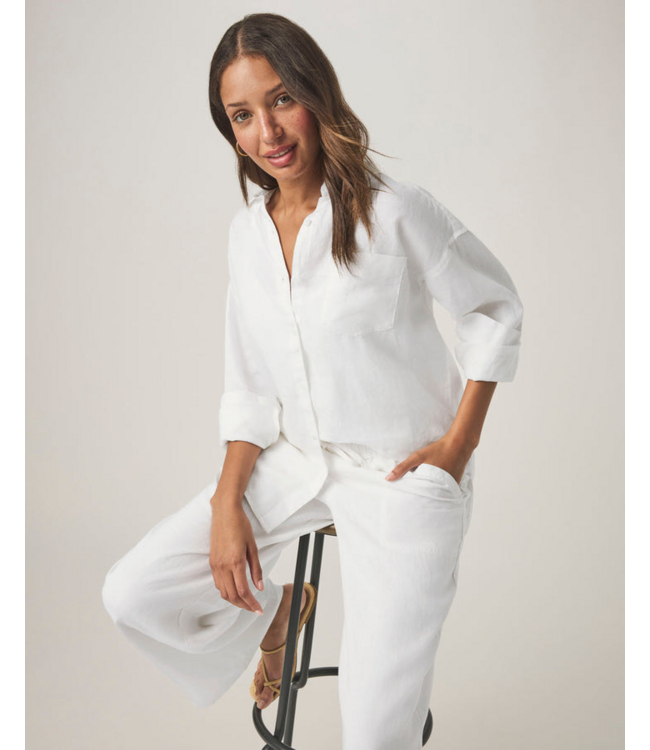 Ladies SPLENDID SPLENDID Stella Linen Button Down