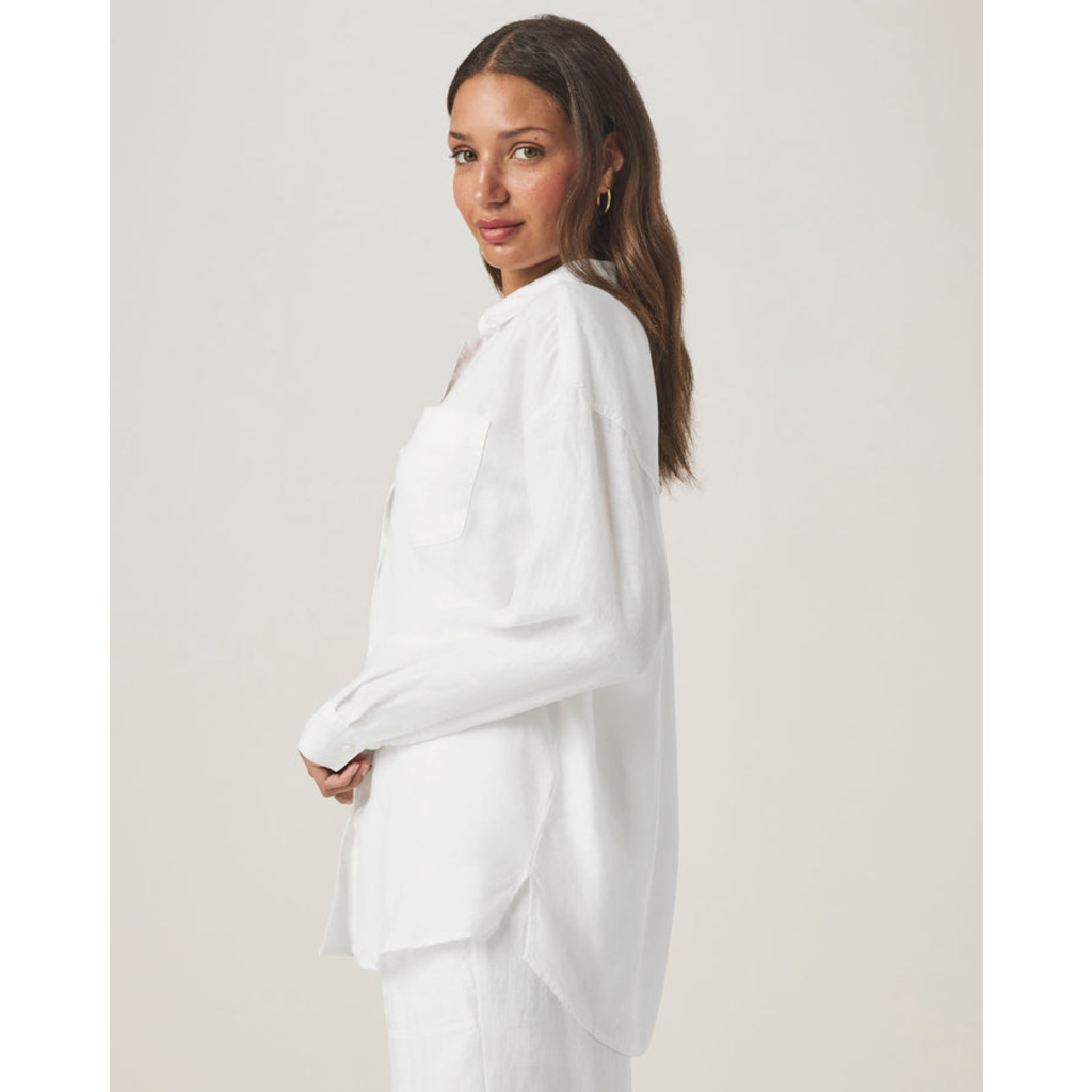 Ladies SPLENDID SPLENDID Stella Linen Button Down