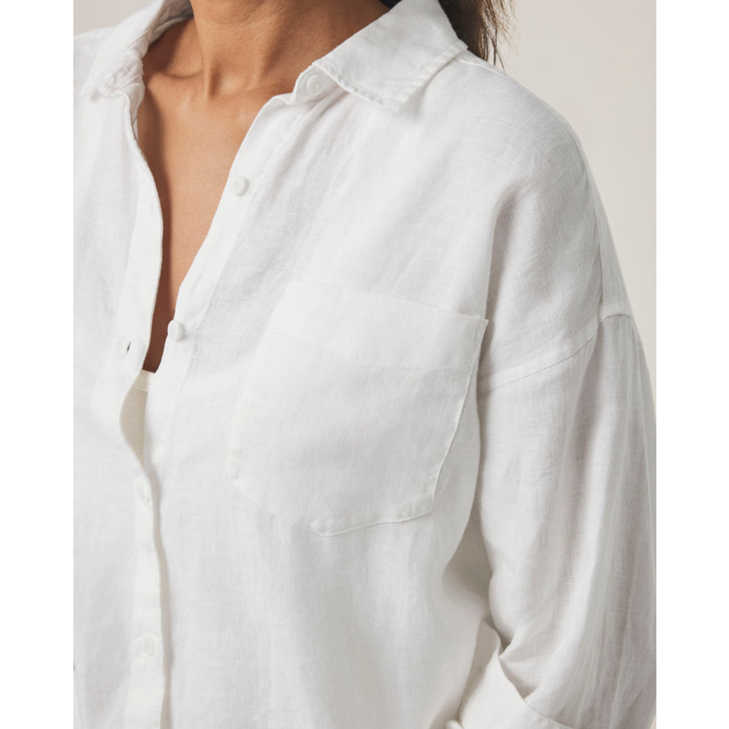 Ladies SPLENDID SPLENDID Stella Linen Button Down
