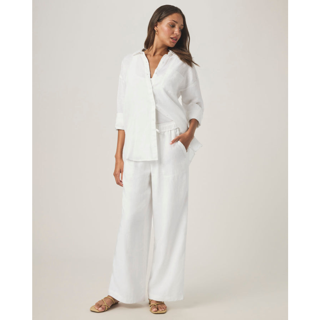 Ladies SPLENDID SPLENDID Stella Linen Button Down