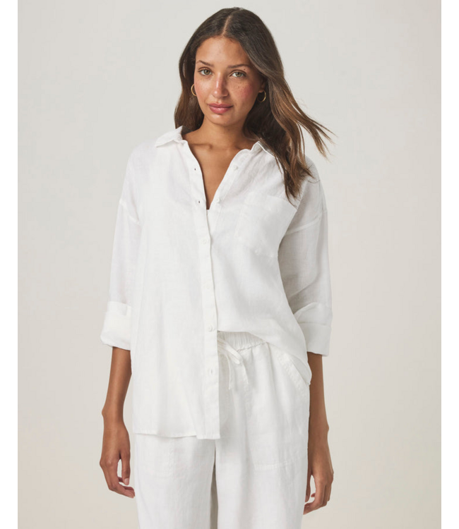 Ladies SPLENDID SPLENDID Stella Linen Button Down