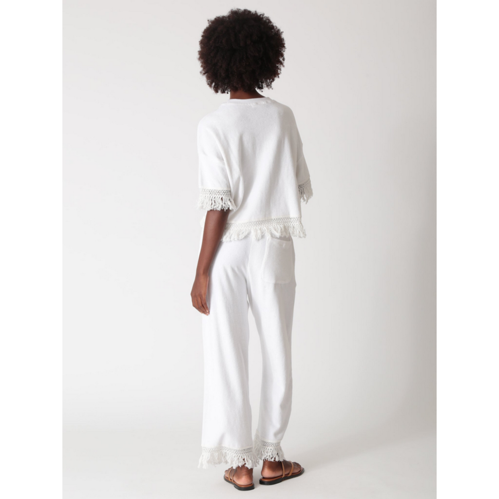 Ladies Electric & Rose Electric & Rose Ibiza Fringe Top