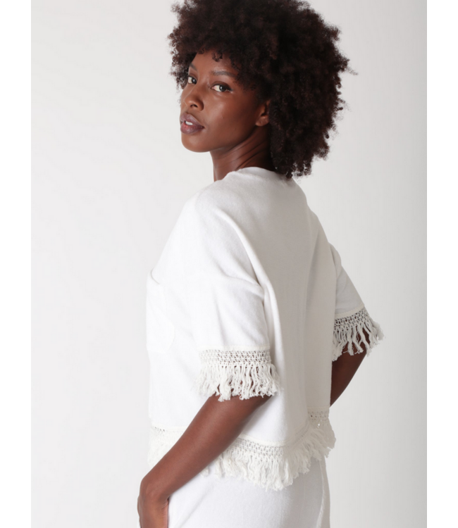 Ladies Electric & Rose Electric & Rose Ibiza Fringe Top