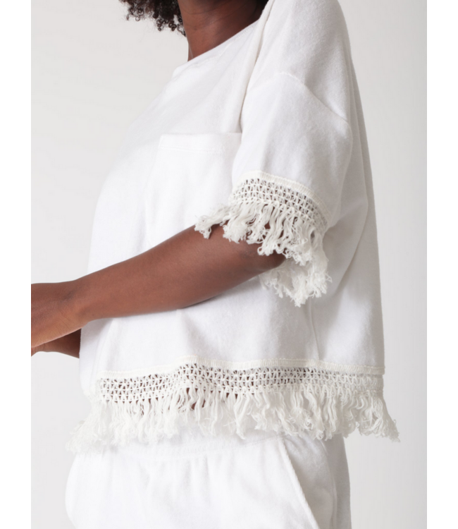 Ladies Electric & Rose Electric & Rose Ibiza Fringe Top